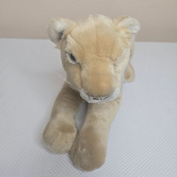 Lion Habitat MGM Grand Plush Lion Habitat Cub Stuffed Animal Beige 19" - Picture 4 of 6